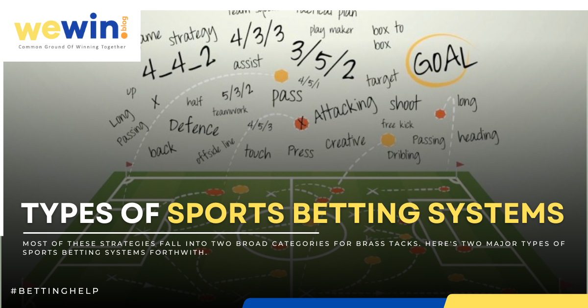 Different Types Of Sports Betting Systems