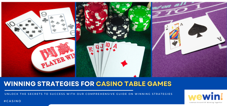 Winning Strategies For Casino Table Games Blog Image